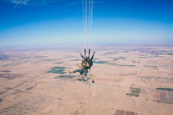 How to prepare mentally for a parachuting competition?